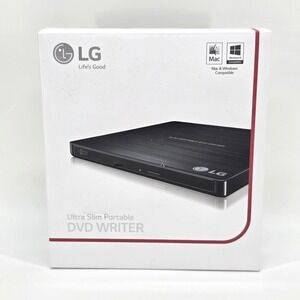 LG Ultra Slim Portable DVD Writer GP60NB50 NB73 Windows PC Apple Mac TV Sealed